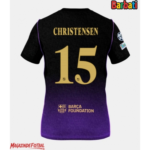 Barcelona Andreas Christensen #15 Tricou Fotbal Replică 2026-27 Barbati Deplasare Barcelona Andreas Christensen #15 Tricou Fotbal Replică 2026-27 Barbati Deplasare